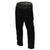 front view of a pair of  mens black lightweight, packable, all weather performance synthetic insulation pants with charcoal liner