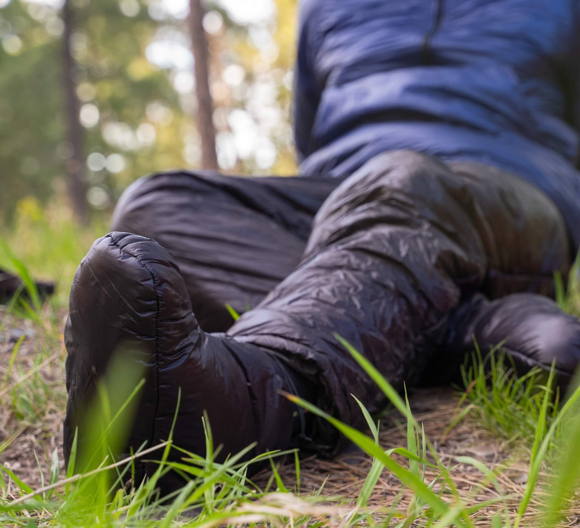 Review Image 3 - a person sitting at camp wearing Torrid Booties