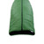 top view of a fern green shell lightweight synthetic sleeping bag quilt with a black interior