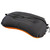 upside down ultralight inflatable pillow in orange and grey