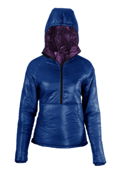 [OVERSTOCK] Women's Torrid Pullover - Hood - XSmall - Navy 10D/Purple 10D (294588)
