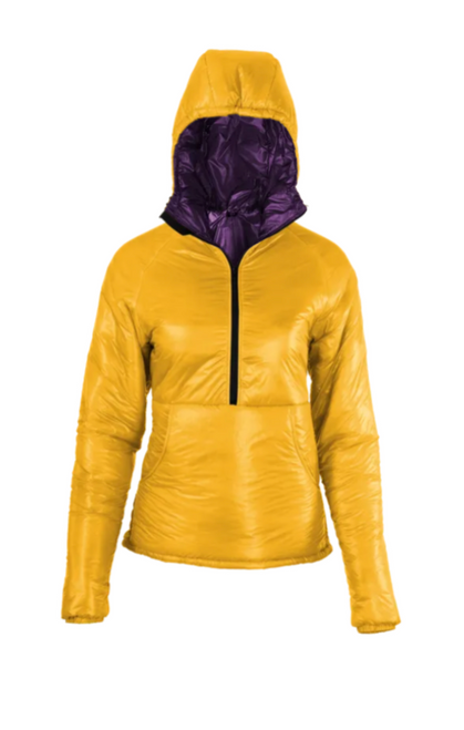 [OVERSTOCK] Women's Torrid Pullover - Hood - Small - Yellow 10D/Purple 10D (295897)
